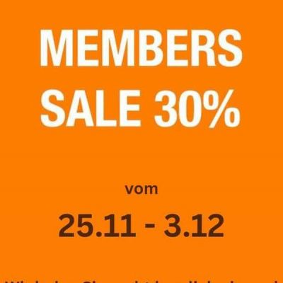 Members Sale 30 % bei Marc O´Polo Landshut