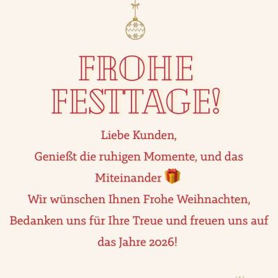 Frohe Festtage von Marc O´Polo Rosenheim