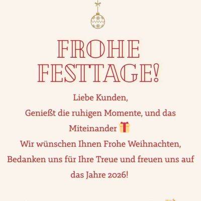 Frohe Festtage von Marc O´Polo Landshut