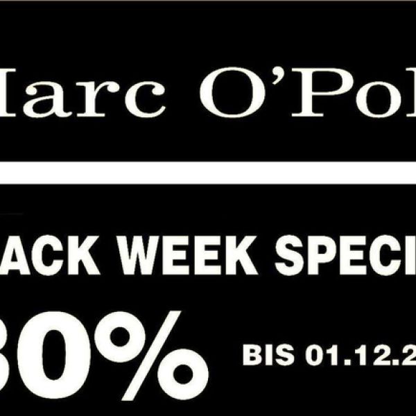 % BLACK WEEK SPECIAL % bei Marc O´Polo Garmisch
